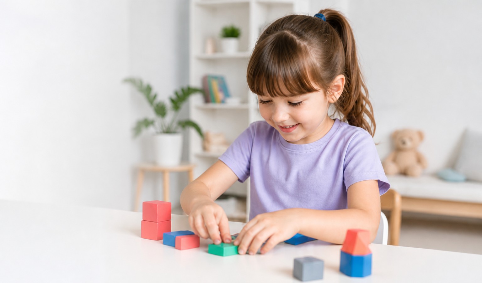 Niña desarrollando habilidades con Neurocuidado Infantil
